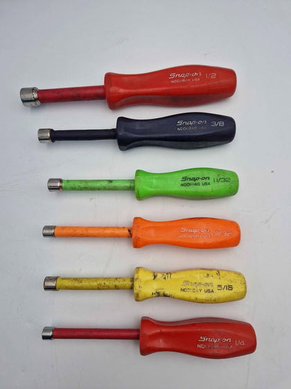 Snap-on Pack 431700 Nut Driver Set – 6 Piece – Rare Professional Tool Set