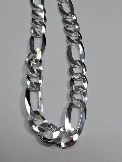 Brand New Silver 925 Figaro Chain