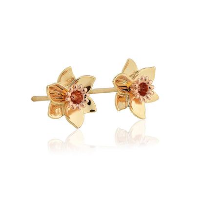 Clogau Daffodil Stud Earrings