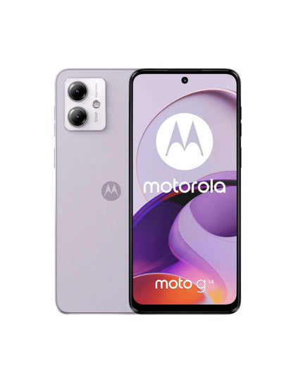 MOTOROLA MOTO G14 128GB 4G Smartphone Dual-Sim 4GB UNLOCKED PALE LILAC PRESTON