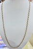 9ct Yellow Gold Hoop Chain 26"