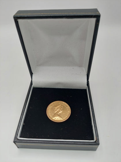 1980 Elizabeth II Decimal Portrait UK Full Sovereign Coin