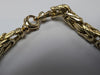 14CT GOLD HEAVY  BYZANTINE WIDE LINK 24" CHAIN PRESTON STORE