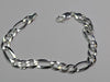 Brand New 925 Silver Figaro Bracelet