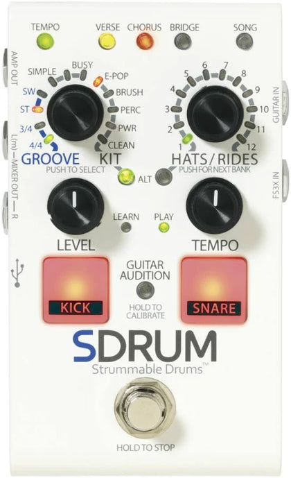 Digitech SDRUM Strummable Drums Pedal