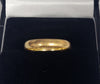 22ct Yellow Gold Band Ring - 3.59G - Size L - Hallmarked