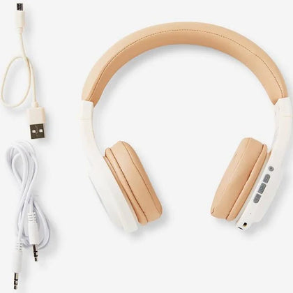 White Wireless Headphones with Microphone | Flying Tiger Copenhagen.