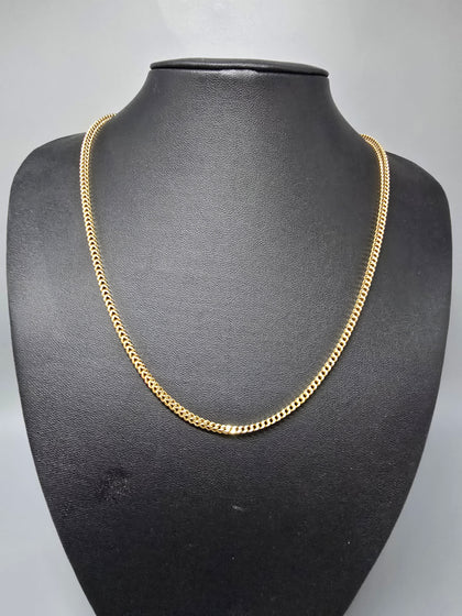 9ct Gold Necklace 375 8.8G 20'' in length