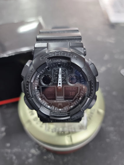 Casio G-Shock GA-100-1A4ER Black Strap Watch - W1502