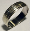 9CT White Gold Wedding Band Size V 1/2