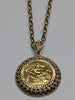1982 HALF SOVEREIGN PENDANT WITH CHAIN