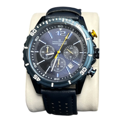 Predator Navy Blue Sports 50m Water Resistant Chronograph Watch Boxed