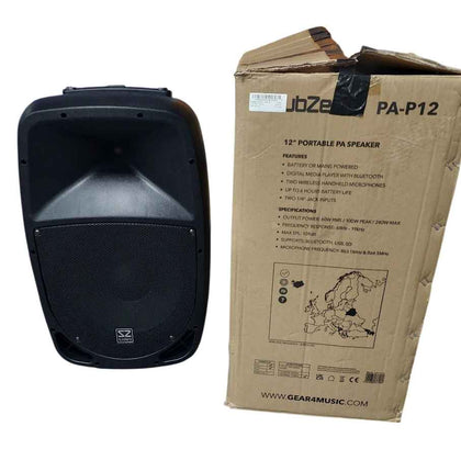 Sub-zero SZPA-P12 PA System with Mic Boxed like new