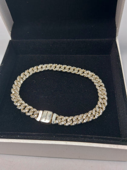 Pandora (ALE 925) Timeless Pavé Cuban Chain Bracelet - 7