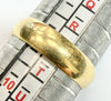 18ct yellow gold wedding ring size S