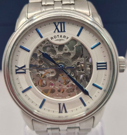 Rotary Skeleton Automatic Mens Watch - Boxed