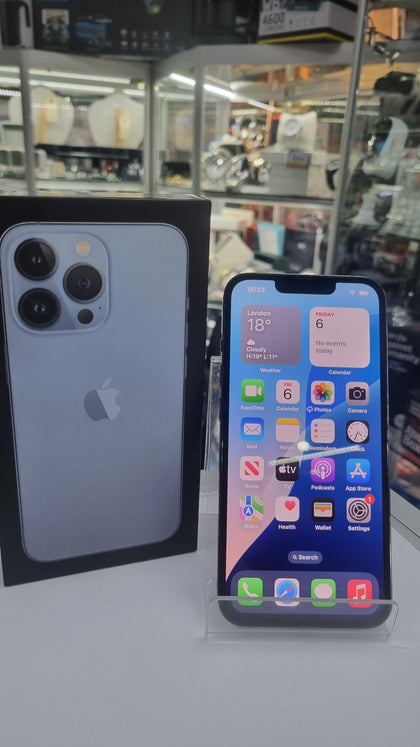 Apple iPhone 13 Pro 128GB Sierra Blue unlocked LEYLAND