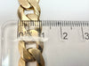 9ct yellow gold curb bracelet 8.5"