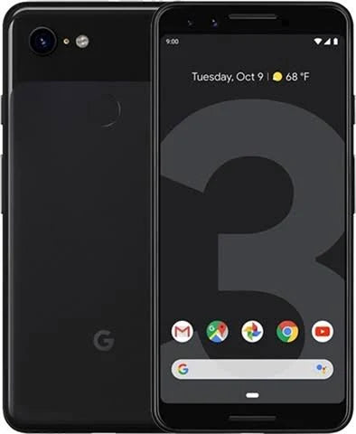 Google PIXEL 3 - 64GB - Single SIM - Just Black - Unlocked