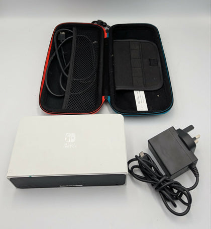 Switch Console, 64GB OLED + Neon Red/Blue Joy-Con, Unboxed