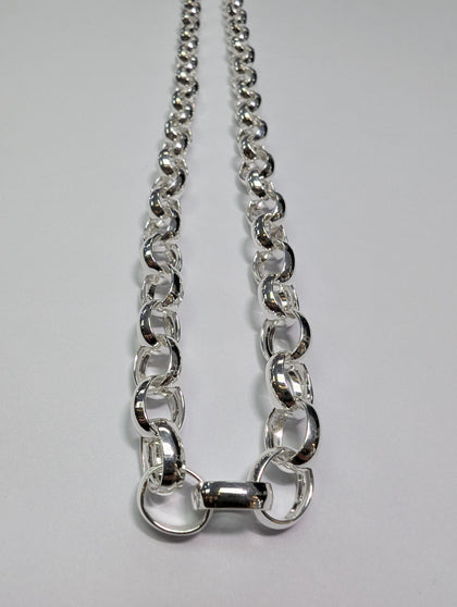 Silver 925 Large Hoop 22