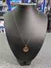 9ct Gold St Christopher Pendant With Necklace