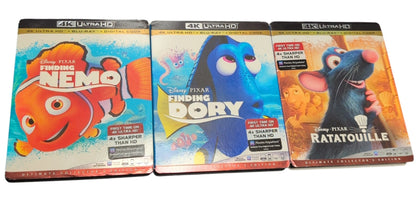 Disney Pixar 4K Ultra HD DVD Bundle 