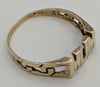 375 9CT HALLMARKED, YELLOW GOLD, MUM RING ON BAND, Size T, 1.71G, Boxed