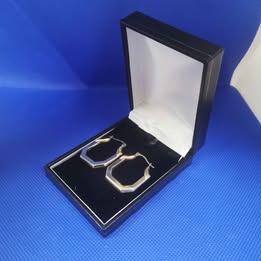 9K Earrings (375 Hallmarked & Tested) Weight:2.0 Grams - Box Included