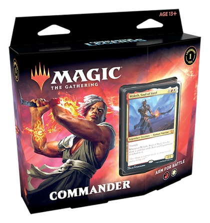 Magic: The Gathering Commander Legends - Arms To Battle Commander Deck - Inc Sleeves & Box (not retail box)