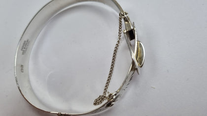 EXCALIBUR HALLMARKED SILVER BANGLE