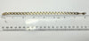 8" 9ct yellow gold double link bracelet
