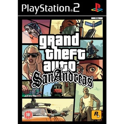 Grand Theft Auto - San Andreas PS2 Playstation2 Games