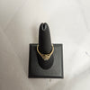 9ct Yellow Gold Diamond Cluster Ring - Size S