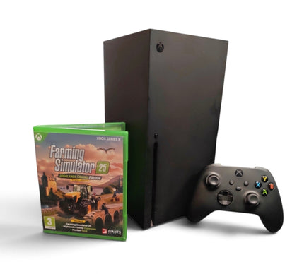 Microsoft XBox Series X 1TB Black w/Farming Simulator 25**Unboxed**