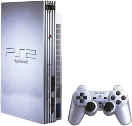 PlayStation 2 Silver 4 Game Package
