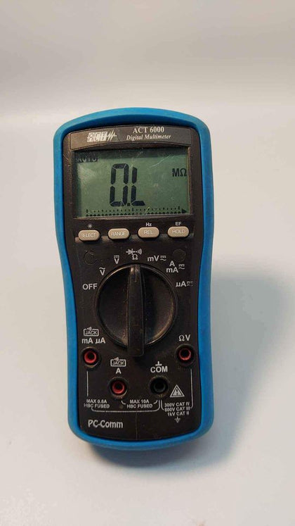 ACT 6000 Alarm Engineers Autoranging Digital Multimeter - Blue - Unboxed