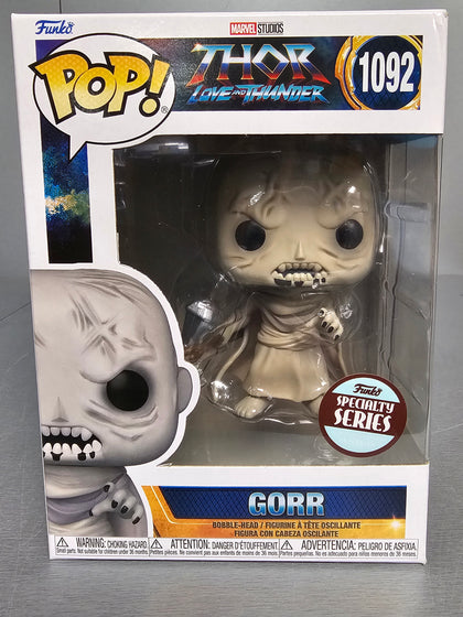 Funko Pop! Marvel #1092 Gorr W/ Stormbraker **Collection Only**.