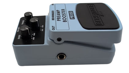 Behringer Preamp Booster PB100 Foot Pedal Blue (No Power Adapter) 
