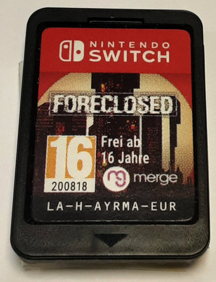 Foreclosed Nintendo switch game card