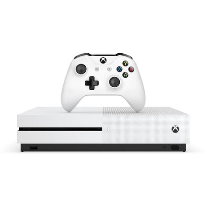 Microsoft Xbox One S 1TB Console, White + 1 Game