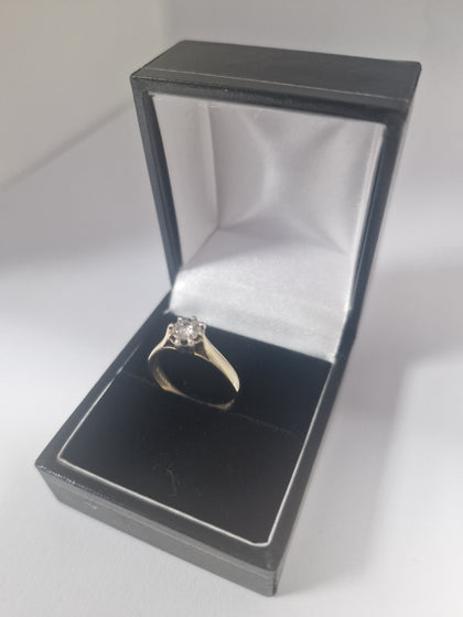 Gold Ring 9CT 375 2.4G Size M