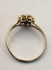 9ct Beautiful Yellow gold Ring With CZ Stones - 1.76G - Size Q - Hallmarked