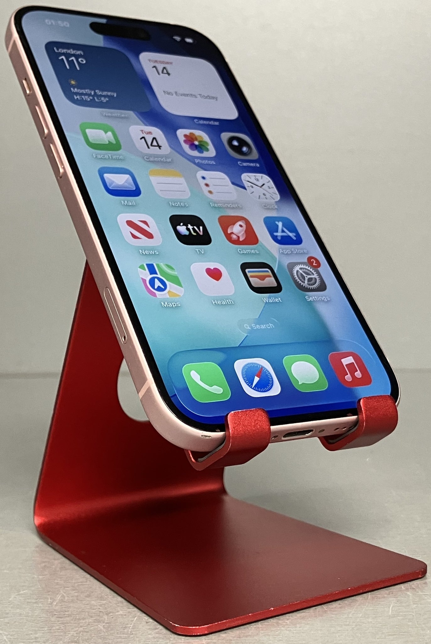 iPhone15 128GB ピンク バッテリー 88% Apple iPhone 15 128GB Pink ( 88% Battery Health, 817 Cycle Count