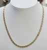 9ct Yellow/White Gold Chain 18"