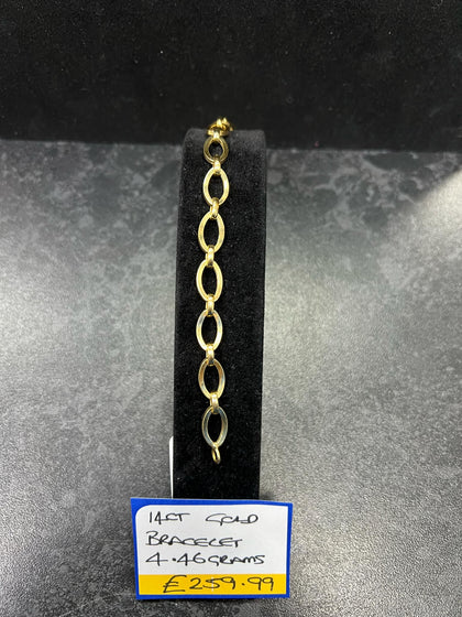 14ct Gold Bracelet, 4.46g