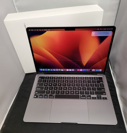 MacBook Air 14,2 -  Space Grey, M2 (8-CPU 8-GPU), 8GB Ram, 256GB SSD, 13
