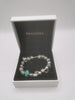 Pandora Bracelet with 16 charms And a Safety chain Hallmarked(ALE) Boxed