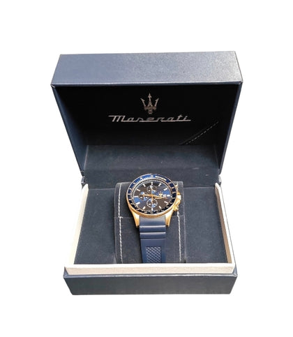 Maserati Blue and Gold Men's Watch**Boxed**