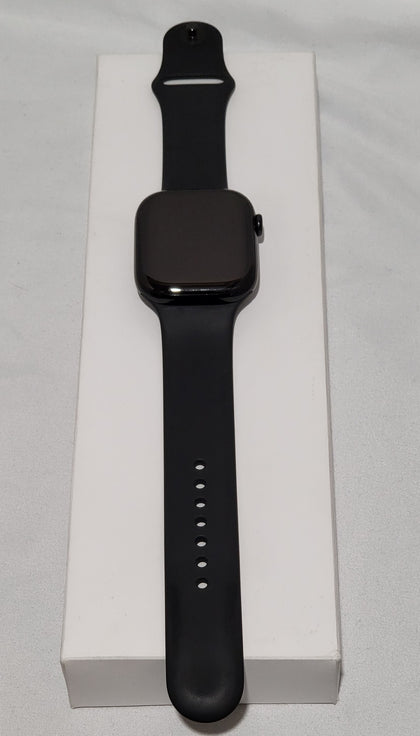 Apple Watch Series 11 GPS Jet Black Aluminium 46MM Black Sport Band